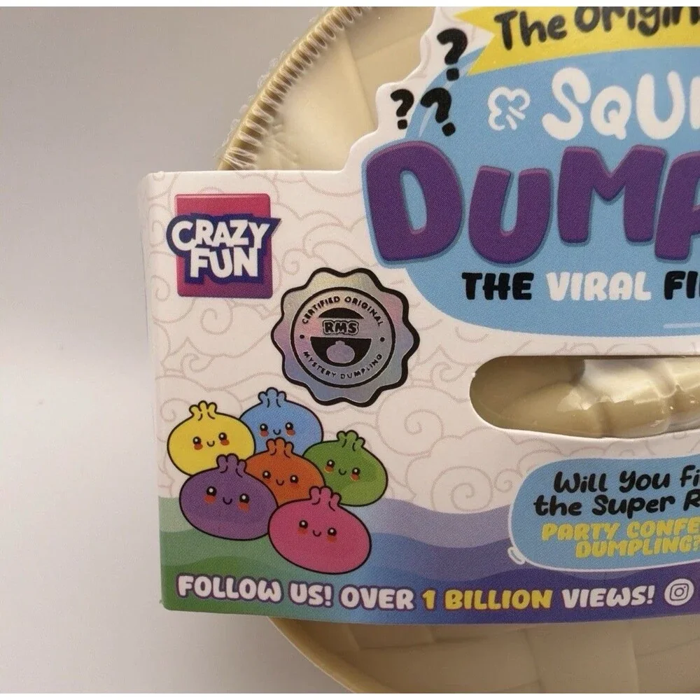 RMS Crazy Fun The Original Mystery Squishy Dumpling Series 3 - New & Authentic